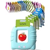 Talking Flash Cards for Toddlers 1-4 Years Old, Language Learning & Montessori Learning Tool with 224 Words, Pocket Speech Th