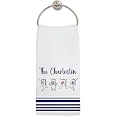 LADOCK Chinese Mahjong Tiles Kitchen Towels, Gifts for Mah Jong Players Hand Towels for Bathroom Decor, Mahjong Accessories Gifts Dish Tea Towel for Kitchen Decor, 16x24 Inch