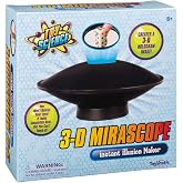 Toysmith 3-D Mirascope Hologram Image Maker STEM Toy, Black, 6 inches | 3-D Hologram Viewer, Optical Illusion Toy, Science Desk Toy, Classroom Demo, STEM Activity, Small Object Display, Ages 8+