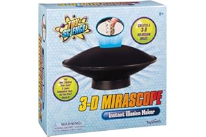 Toysmith, 3-D Mirascope, 6" Instant Hologram Image Maker, For Boys & Girls 8+