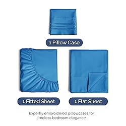 Twin Size 3 Piece Sheet Set - Comfy Breathable
