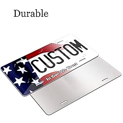 Metal Custom License Plate - 6x12 Inch - Select