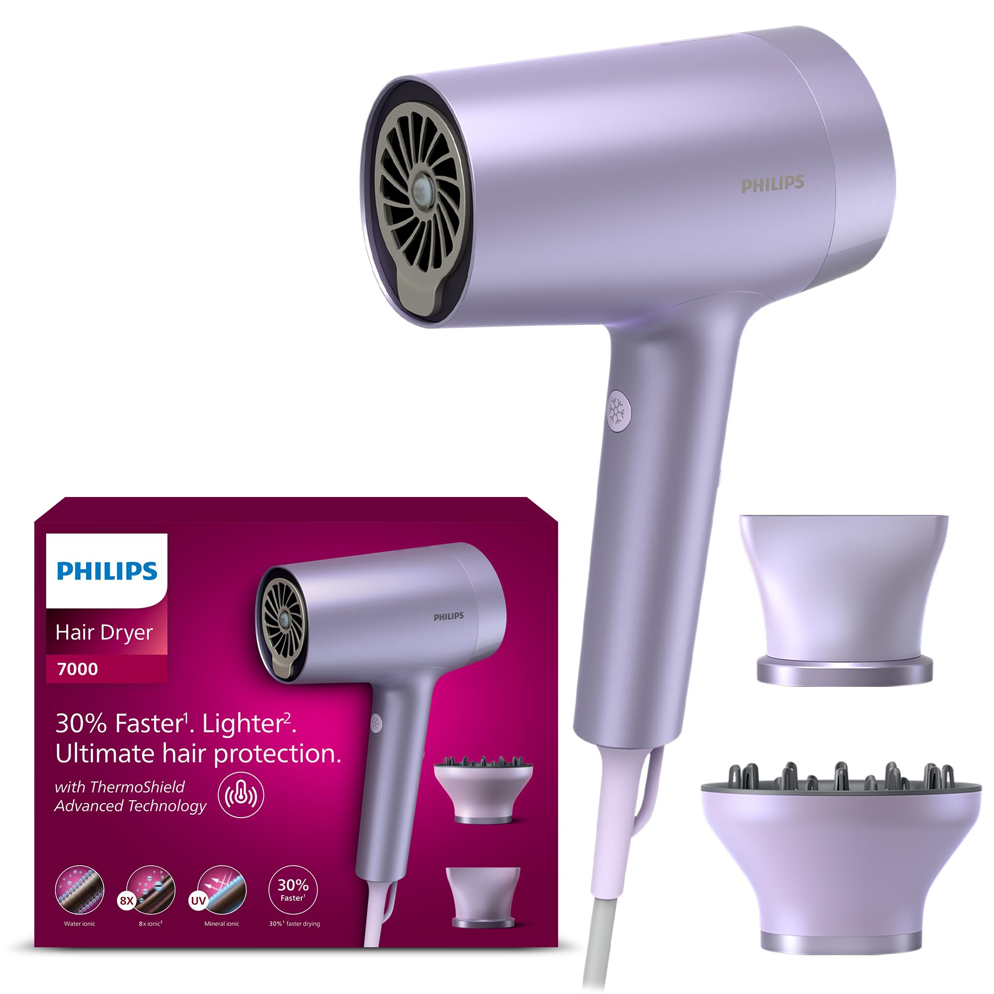 Philips 7000 Series Hair Dryer at its jo...