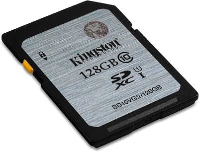 Kingston 128GB SDXC UHS Class 1 Class 10 SD Card for HD Video & Photos