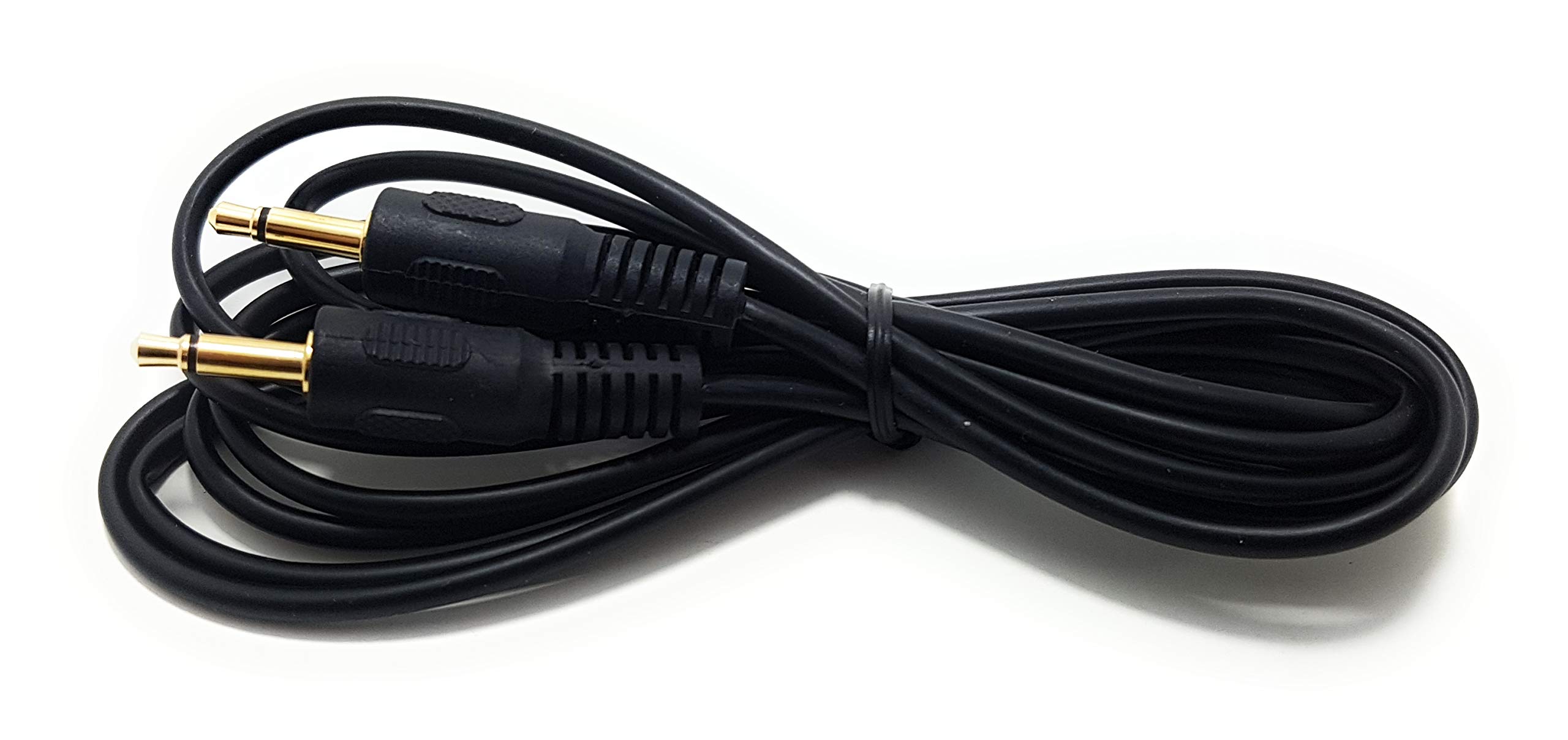 Maincore 1m long 3.5mm to 3.5mm MONO Jack Cable Lead For Audio or Power GOLD PLATED Connectors (1m)