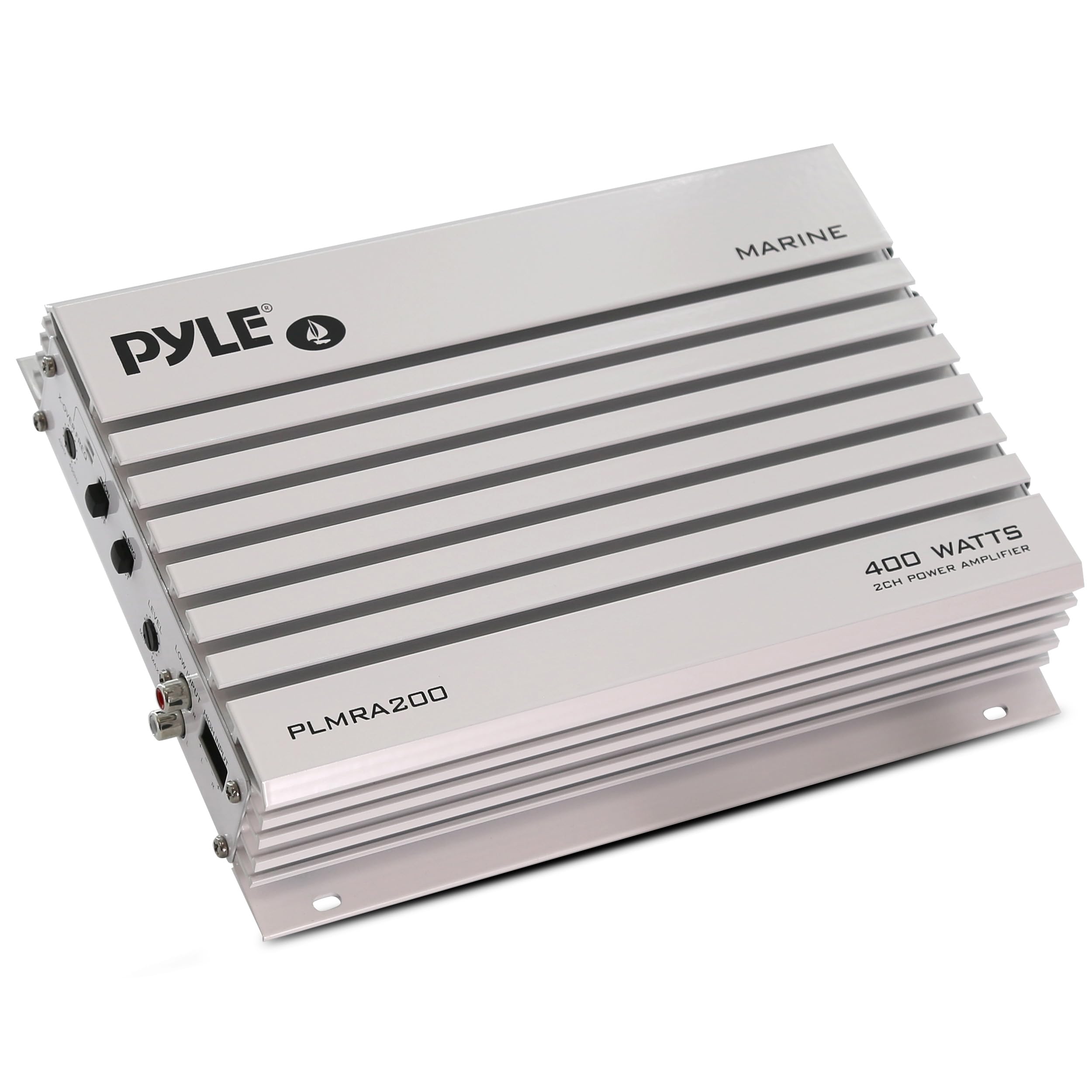 Pyle PLMRA200 2 Channel 400W Bridgeable Waterproof Marine Amplifier