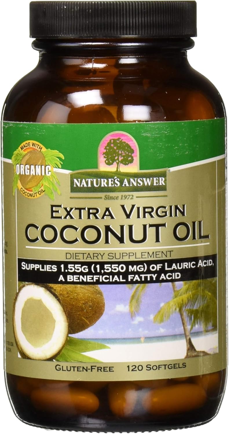 Nature's Answer Extra Virgin Coconut Oil Beneficial Fatty Acids