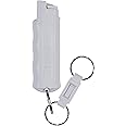 SABRE Pepper Spray, Quick Release Keychain for Easy Carry and Fast Access, Finger Grip for More Accurate and Faster Aim, Maximum Police Strength OC Spray, 0.54 fl oz, Secure and Easy to Use Safety