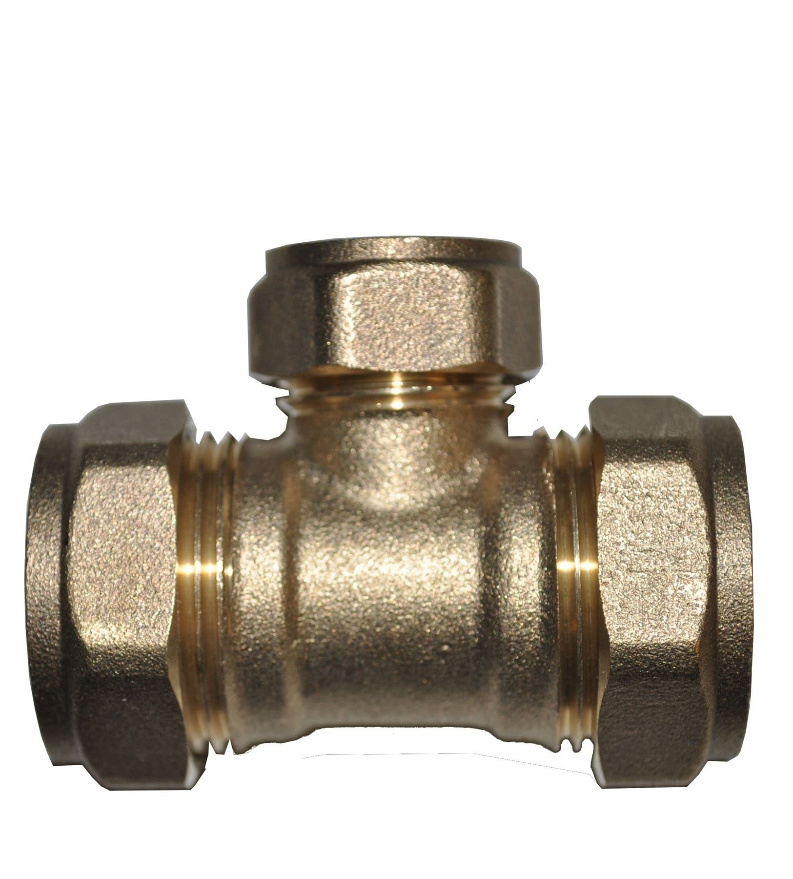 22mm x 22mm x 15mm Compression Reducing Tee - Pack of 2