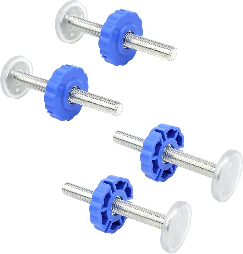 SZWLJ Stair Gate Spare Set 4 Pack M10 Pressure Fit Spindles 10 cm Blue