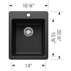 BLANCO 443235 Liven SILGRANIT Drop-In/Undermount