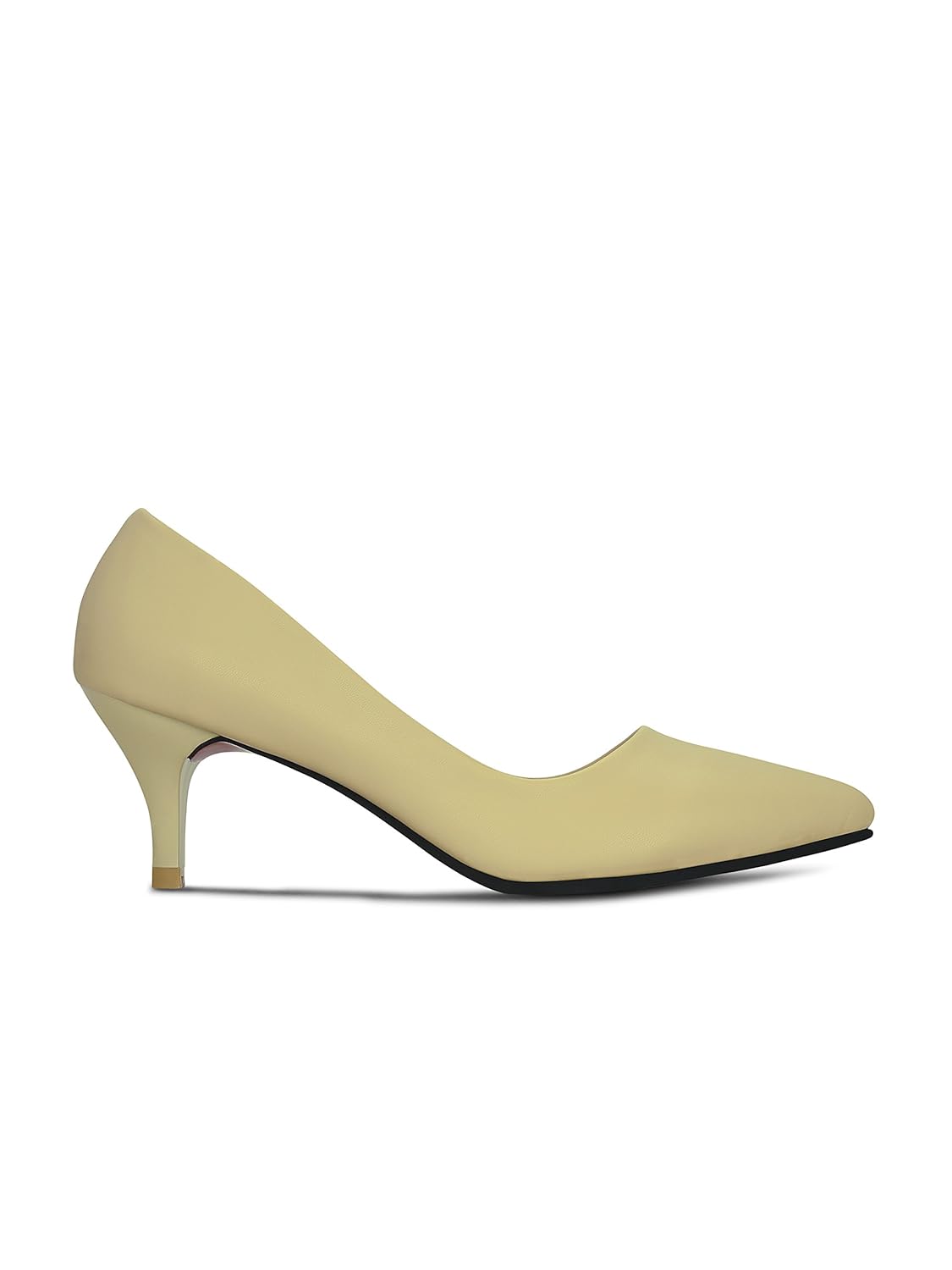get glamr women's beige pumps (get(get-4368)-4 uk