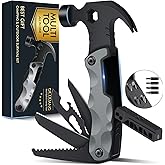 Multitool Camping Accessories Valentines Day Gifts for Men Dad Gifts, 13 In 1 Survival Multi Tools Hammer Cool Gadgets for Adults Him Boyfriend Husband Grandpa Women Christmas Birthday Fathers