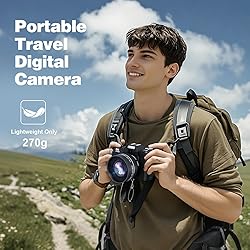 6K 64MP Digital Camera for Photography Vlogging