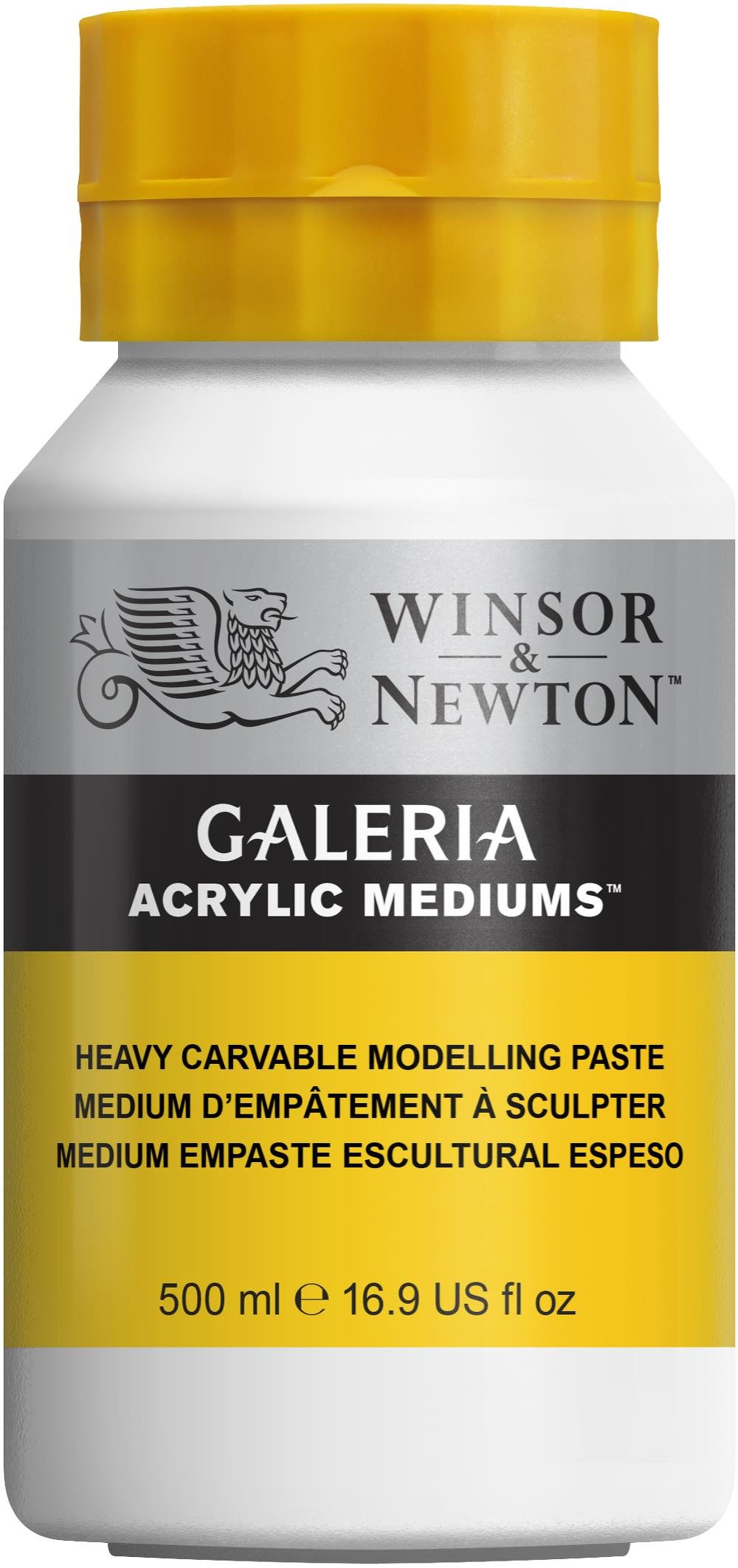 Winsor & Newton Galeria 3050814 Heavy Modelling Paste 500 ml Pot for Building Multiple Layers