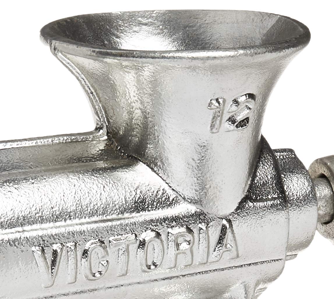 Victoria Manual Meat Grinder and Sausage stuffer, Cast Iron Sausage