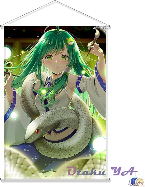Amazon Otakuya タペストリー 東方project 東方プロジェクト 東風谷 早苗 こちや さなえ Kochiya Sanae ポスター 掛ける絵 巻物 軸物 アニメ 漫画 可愛い アニメ おしゃれ 萌え カスタム可能 90cmx60cm アニメ 萌えグッズ 通販