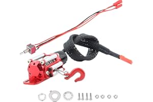RC Car Winch, 1:10 RC Crawler Metal Winch Simulated Winch Toy for RC Crawler Car Model Accessories