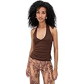 Runaway the Label Women's Andie V-Neck Halter Top