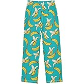 Retro African Tribal Boys Long Pants Soft Trousers Elastic Waist Kids Lounge Bottoms with Pockets S-XL