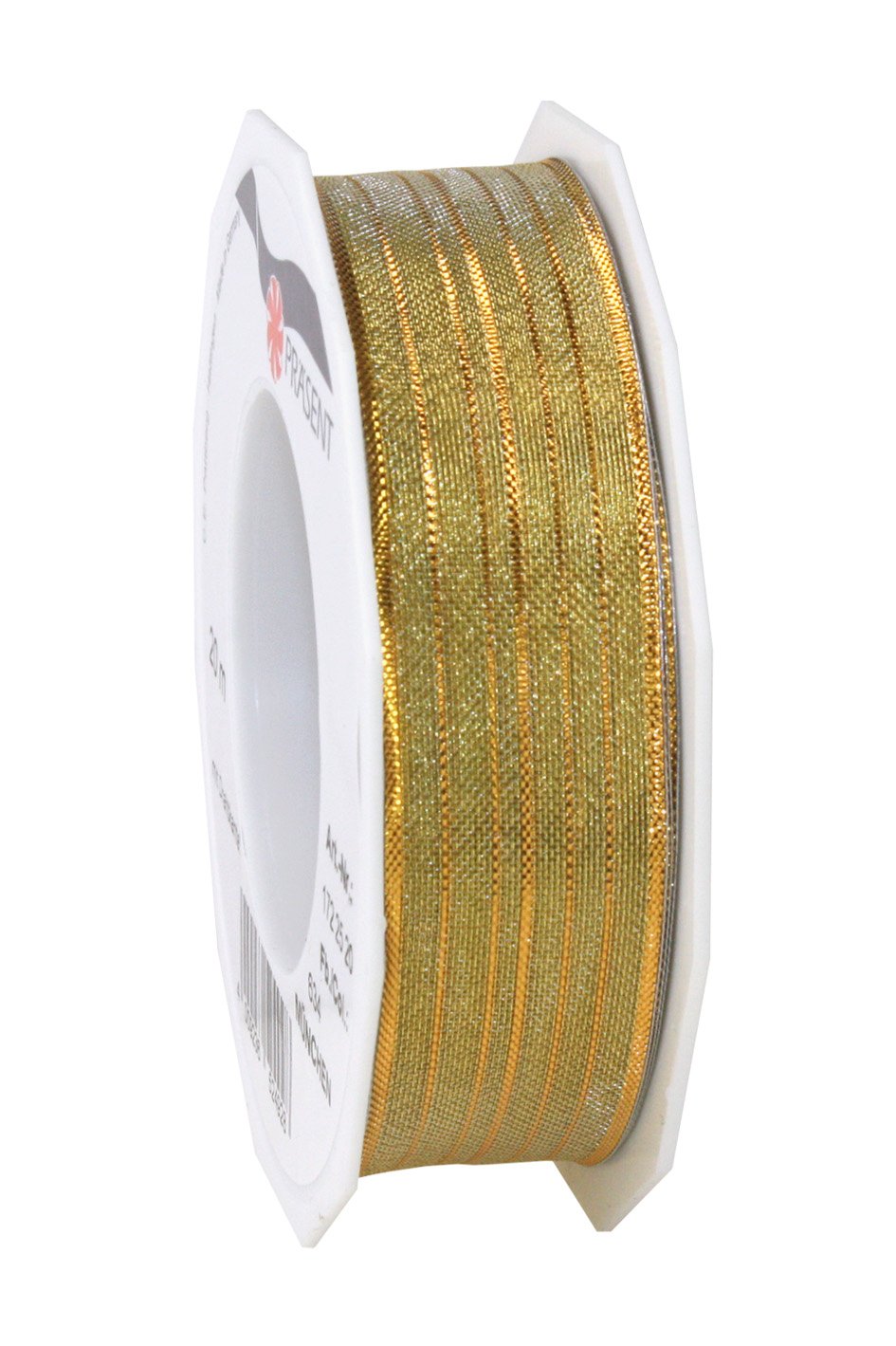 Präsent - München Organza Ribbon Gold 20-m-Roll 25 mm width