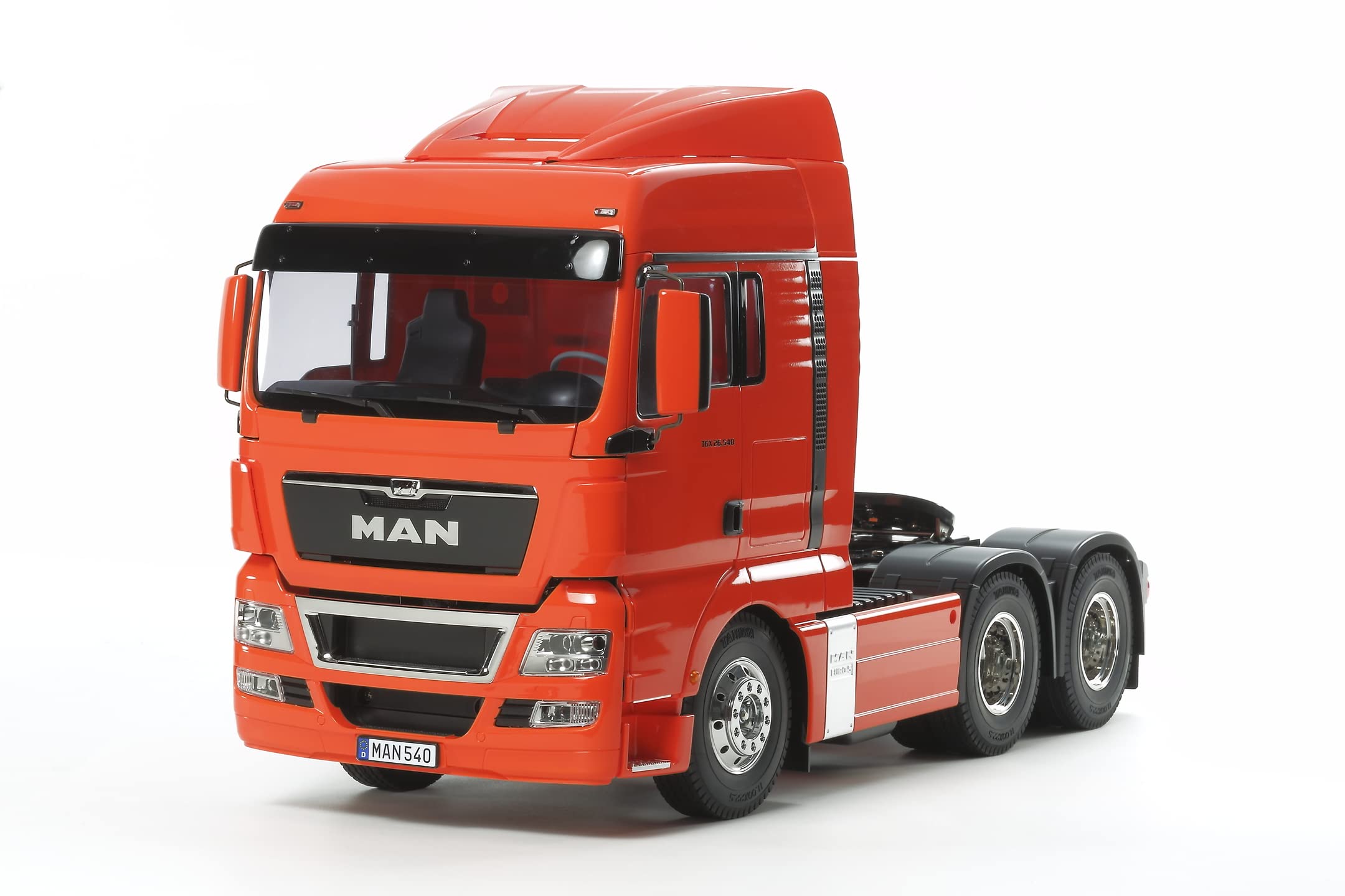 TAMIYA 300056325 1:14 RC Truck Man TGX 26.540 XLX 6x4 3 Axle, Red