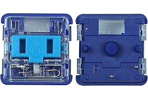 COISUIM Kailh PG1350 Choc V1 Mechanical Keyboard Switch kailh Low Profile switches for Mechanical Gaming Keyboard, 5-Pin Switches (Blue-35PCS)