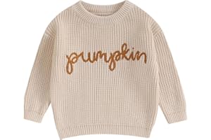 FYBITBO Infant Baby Boy Girl Oversized Knit Sweater Chunky Long Sleeve Pullover Sweater Shirts Warm Fall Winter Tops Clothes