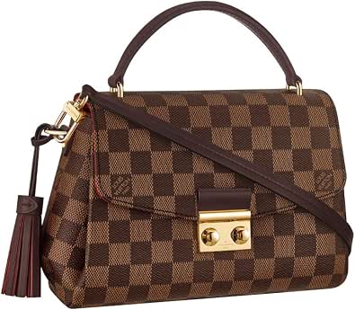 Amazon.com: Louis Vuitton Damier Ebene - Bolso de mano con diseño de  croisette de lona, fabricado en Francia : Ropa, Zapatos y Joyería