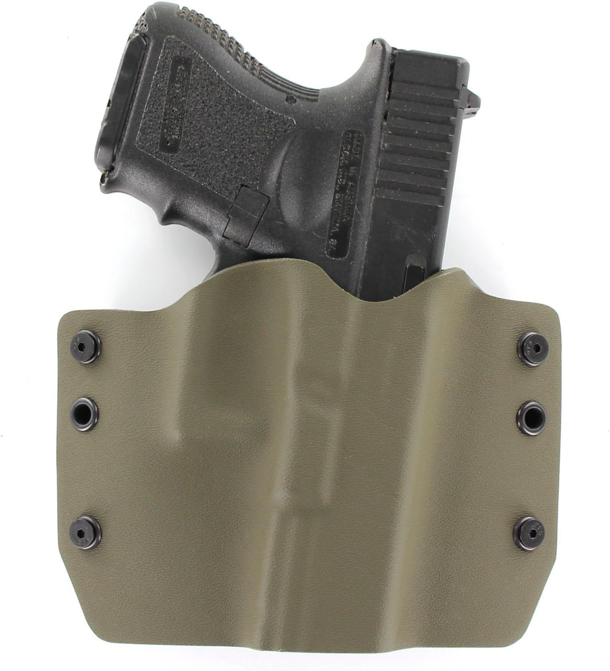Outlaw Holsters: OD Green - OWB Kydex Holster for Glock Handguns - Outside The Waistband