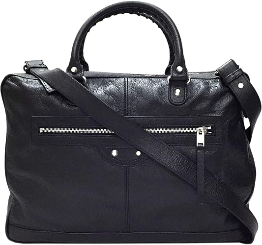 Amazon Co Jp バレンシアガ Balenciaga バッグ D9hj4 1000 メンズ ビジネスバッグ ブリーフケース レザー ブラック スタッズ ショルダーバッグ 並行輸入品 シューズ バッグ