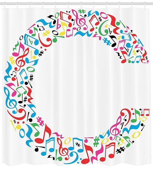 Abakuhaus Letra C Cortina De Ducha Capital Inspirado En