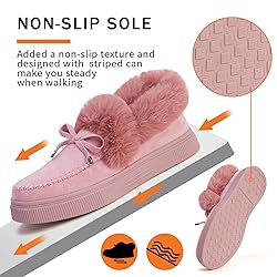 TINSTREE Winter Flat Boots Warm Durable Shoes