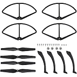 Holy Stone HS300 RC Drone Quadcopter Spare Parts Crash Pack (1 Blade Set + 1 Propeller Guard Set + 1 Landing Gear Set+ Screws)