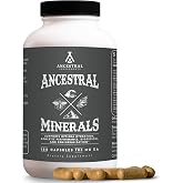 Ancestral Supplements Minerals & Electrolytes Capsules, 180 Ct | A trace mineral supplement with magnesium, potassium & sodiu
