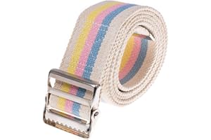 COW&COW Transfer and Gait Belt for Caregiver Nurse Physical Therapist 2 inch with Metal Buckle