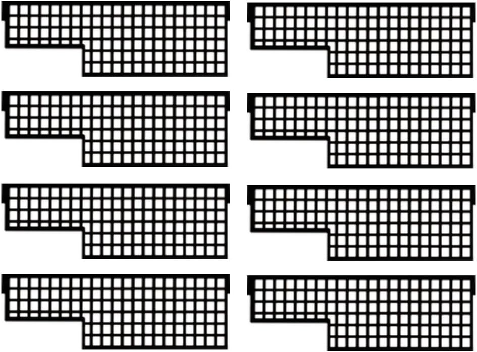 Dixie Narco E-Model Double Column Can Shim, fits 501E, 600E - Quantity 8