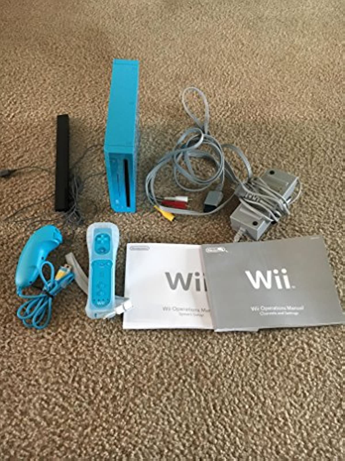 Nintendo Wii Blue Console