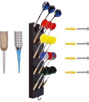 Amyhill 2 Stück Dart Bodenmarker - Wurflinien 59x10,5cm Für Dartspiel Zubehör