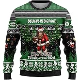 Funny Animals Ugly Christmas Sweaters for Women - Mens Sweater Winter Holiday Crew Neck Shirt S08