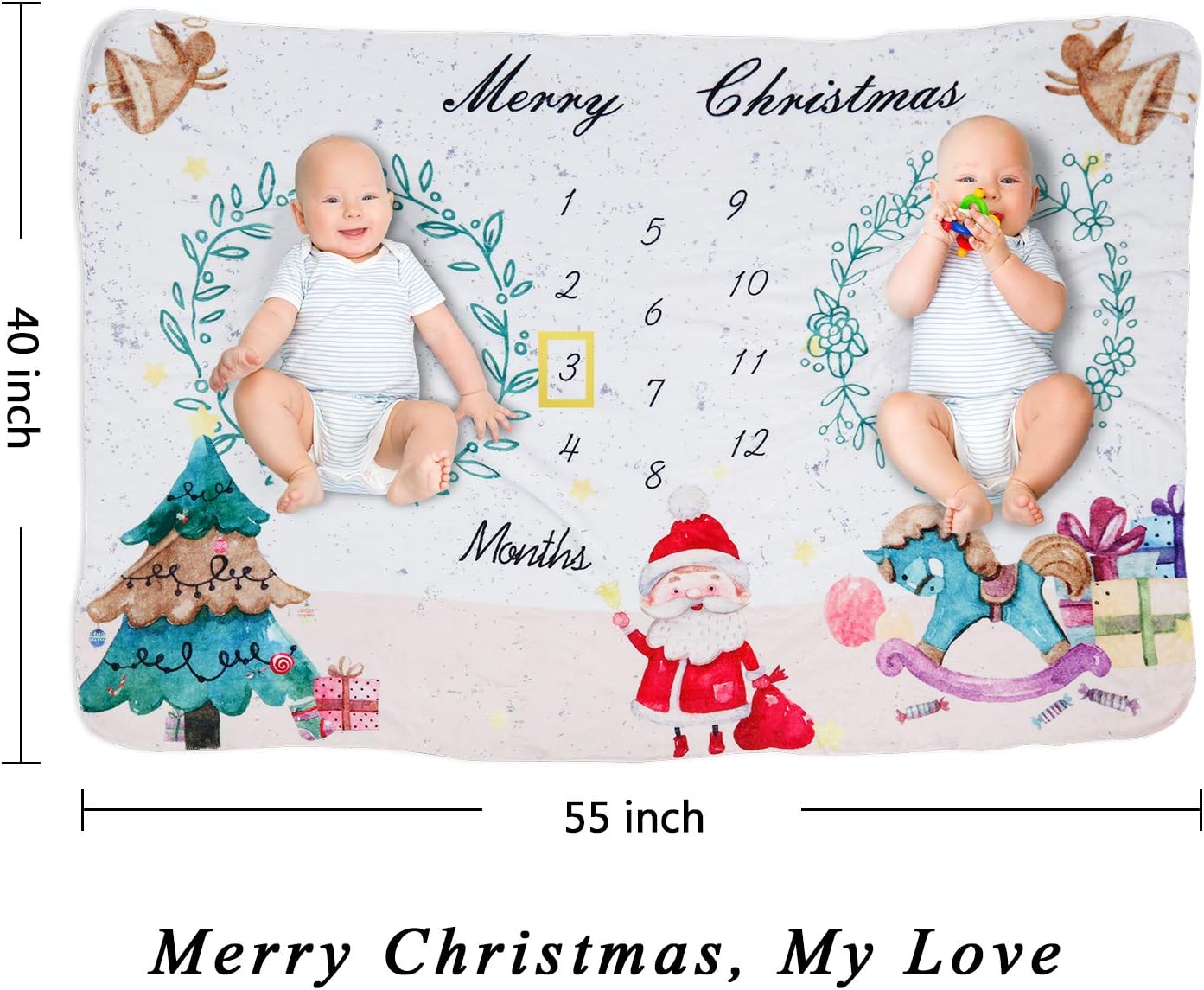 twin milestone blanket