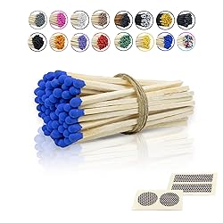 4" Inch Long Wooden Refill Matchsticks with Strike