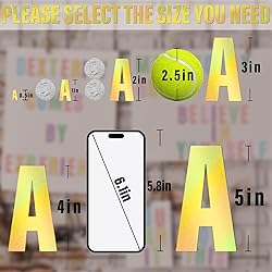 Llewyn 970 Pcs 10 Sheets Letter Stickers,Self