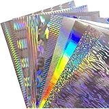 18Pcs 9 Styles Reflective Silver Fishing Lure Stickers