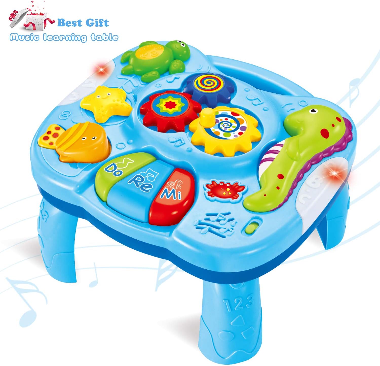 homofy baby toys musical learning table