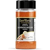 GranAroma Orange Sanding Sugar, Decorative, Cookies & Sweets (6.88 Ounce)
