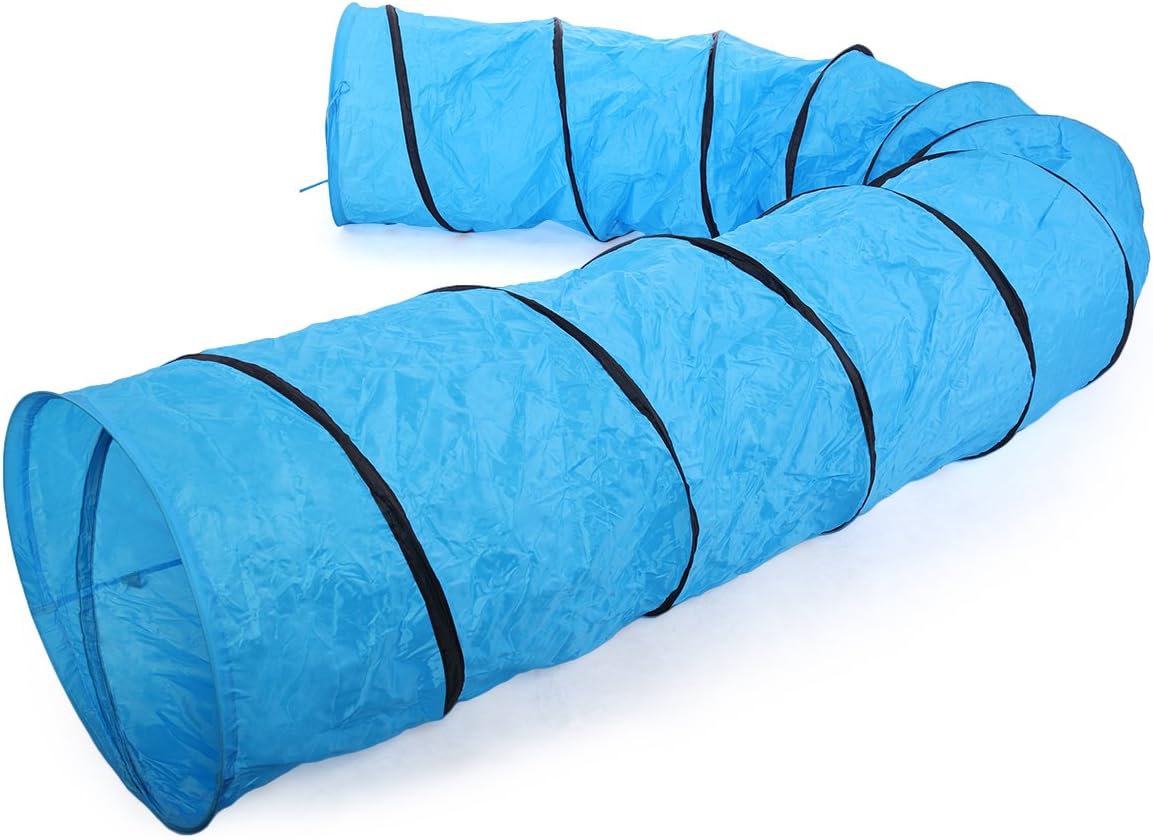 TOBBI Agility Pet Tunnel Training Toy Open Equipment Dog Outdoor Obedience Exercise