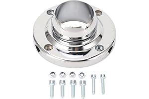 2inch Steering Column, Floor Mount Polished Steering Column Swivel, Universal for SBC 350 Engine Ididit Billet Specialties Fl