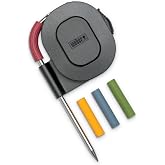Weber&reg; iGrill Pro Meat Probe | Durable Stainless‑Steel Temperature Probe for iGrill &amp; Weber Connect&reg; Devices with Color-Coded Sleeves, Grill Accessory