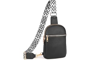 Bupekbee Small Sling Bag for Women Vegan Leather Crossbody Bags for Women Trendy Fanny Packs Chest Bag for Travel